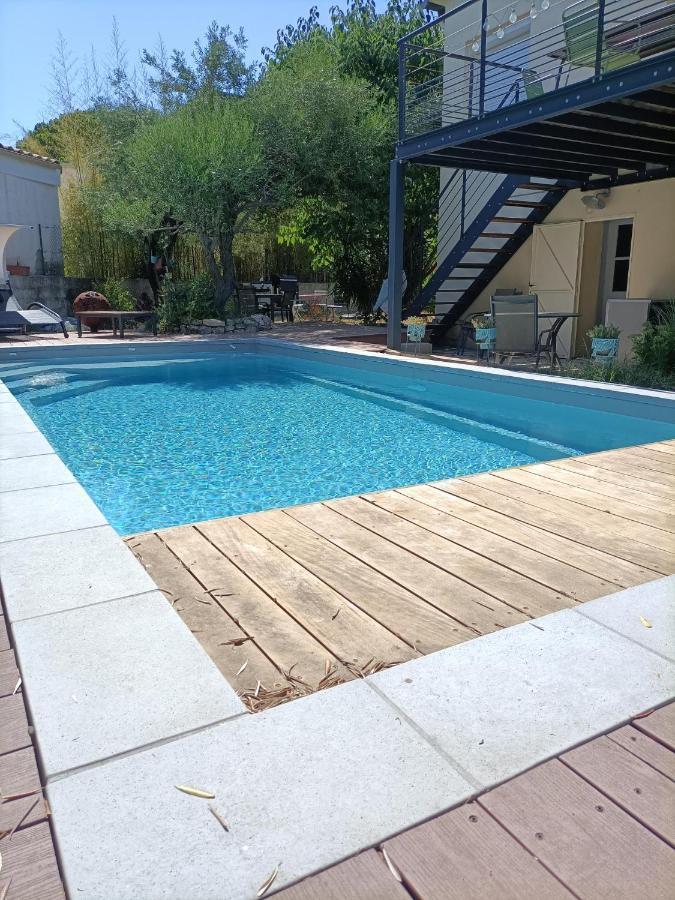 Appartement Independant Avec Jardin Et Acces Piscine Ним Экстерьер фото